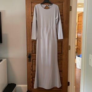 Missguided Long Sleeve Open Back Maxi Dress. NWT